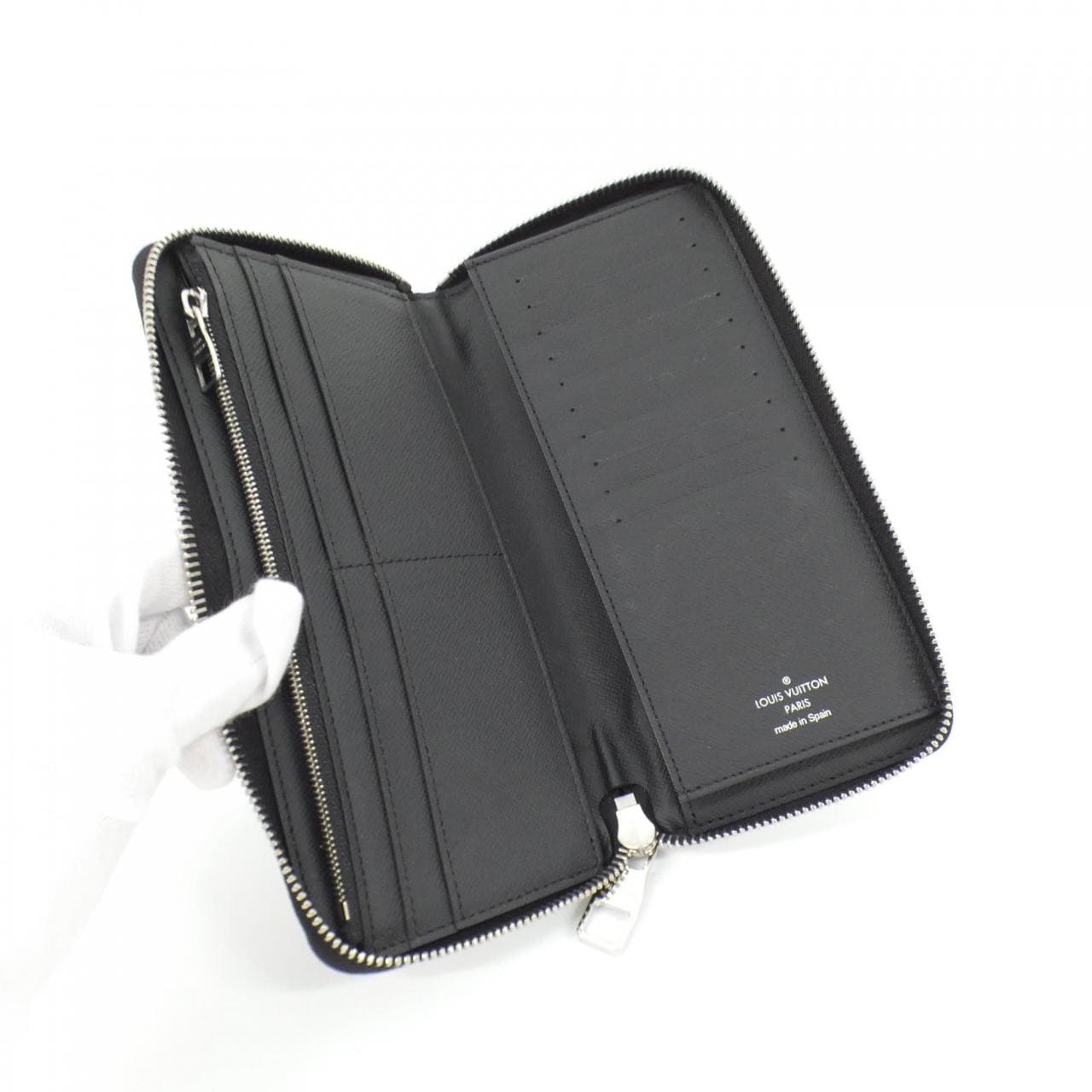 ルイヴィトン ダミエ グラフィット ジッピー ウォレット ヴェルティカル N63095 財布