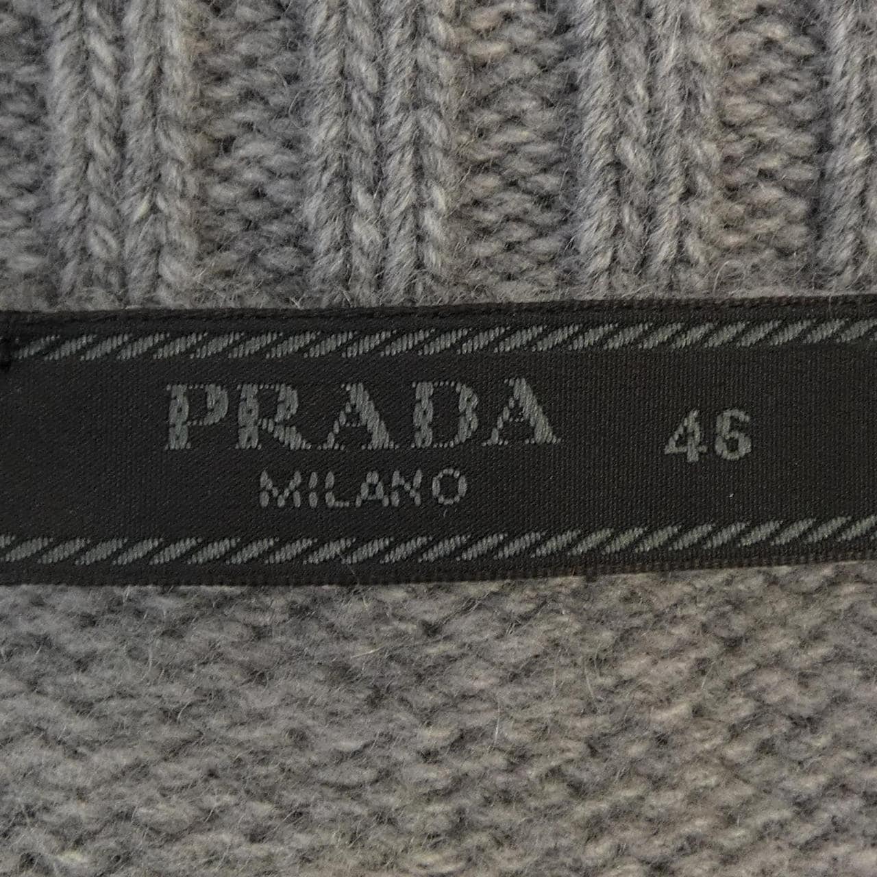 プラダ PRADA ウールxカシミヤ クルーネック セーター UMB645 S232 13HI ニット