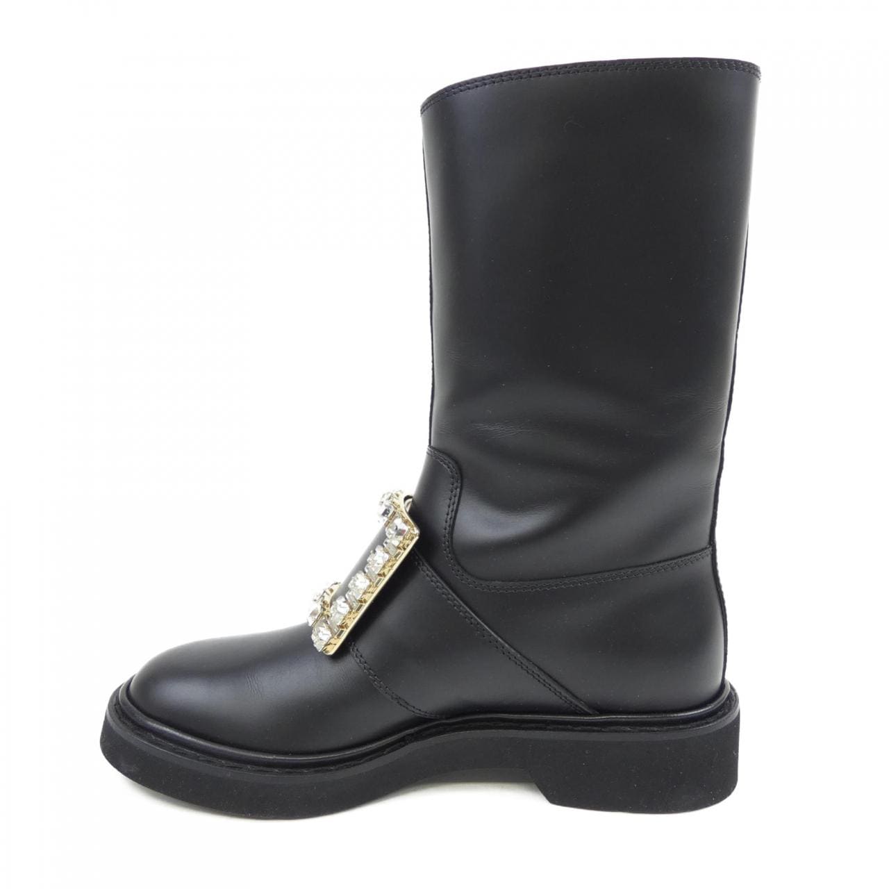 ロジェヴィヴィエ ROGER VIVIER ヴィヴ レンジャーストラス バックル ブーツ