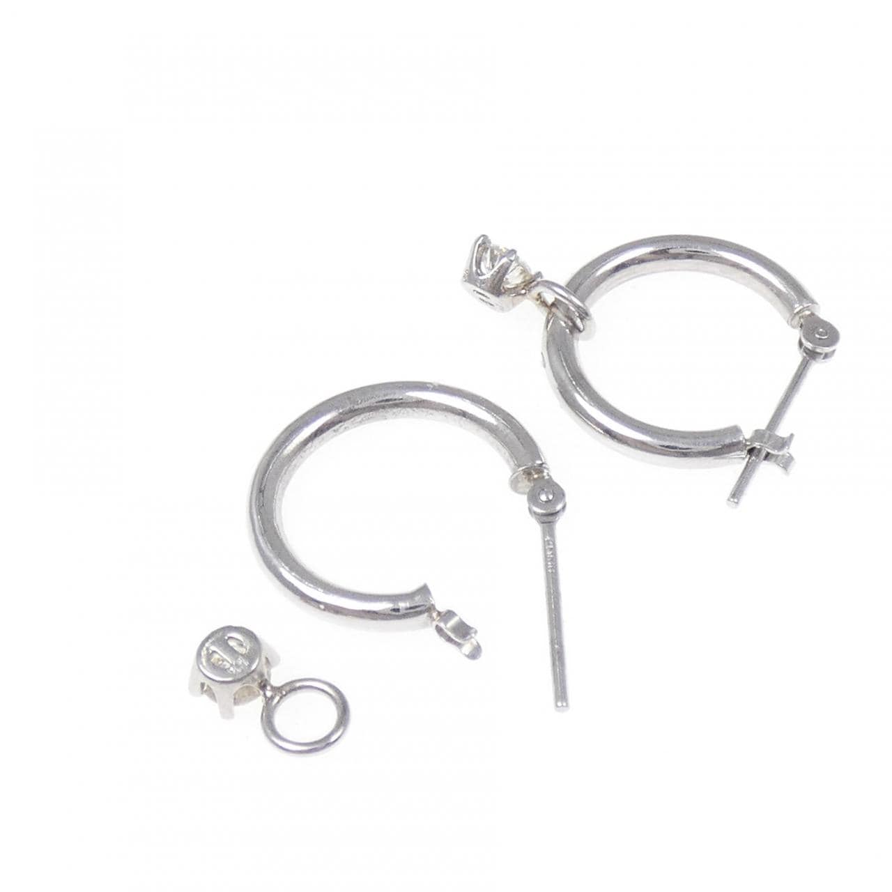 PT900 2WAY ダイヤモンド ピアス 0.30CT