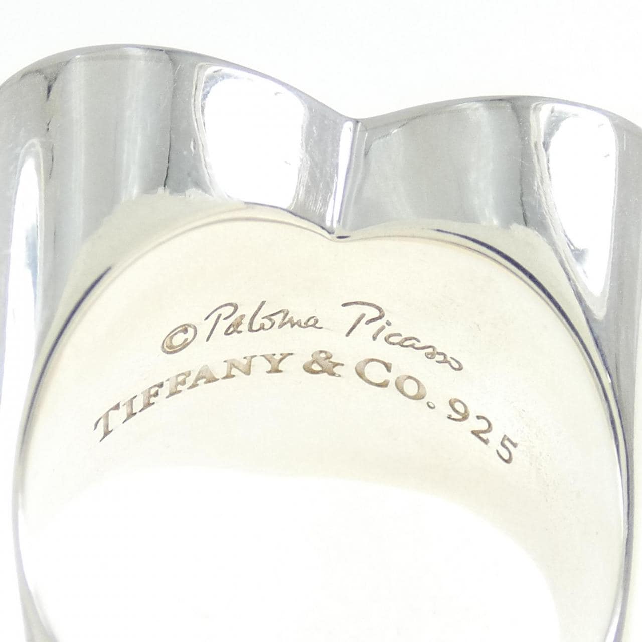 TIFFANY双现代心形戒指