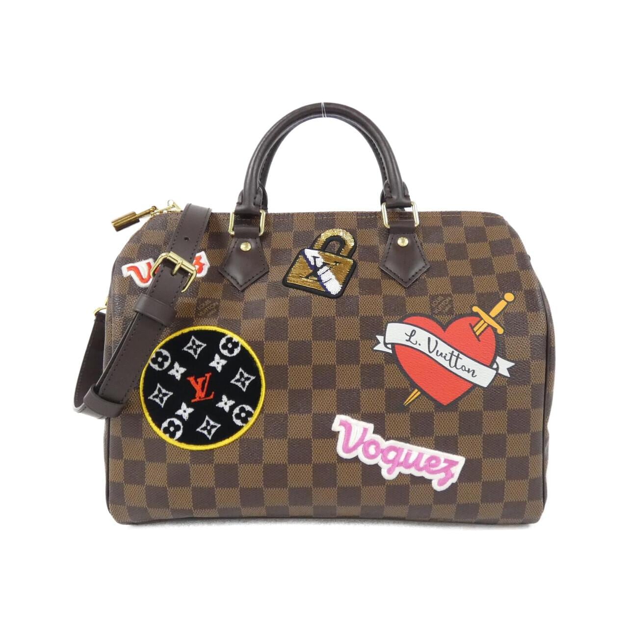 ルイヴィトン ダミエ(LVストーリーズ) スピーディ バンドリエール 30cm N40060 ボストンバッグ