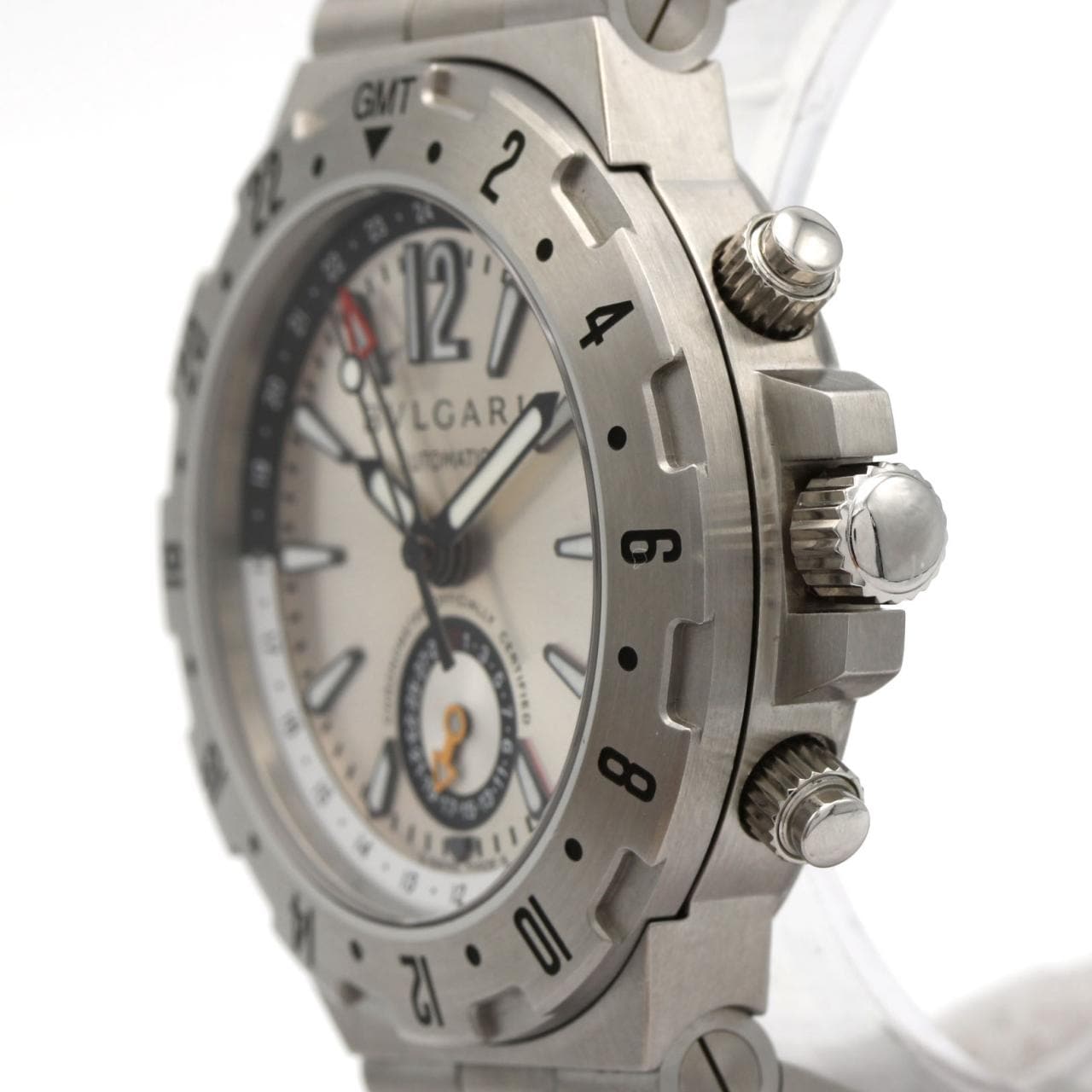 【ノーメンテナンス還元価格】ブルガリ ディアゴノプロフェッショナルGMT GMT40S/GMT40C5SSD SS 自動巻
