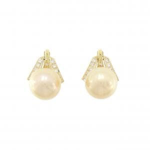 White Butterfly Pearl earrings/earrings