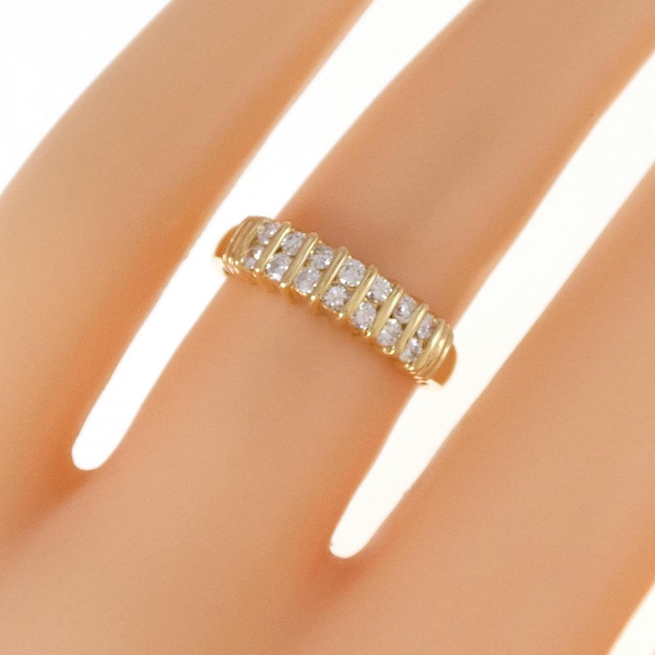 K18YG ダイヤモンド リング 0.30CT