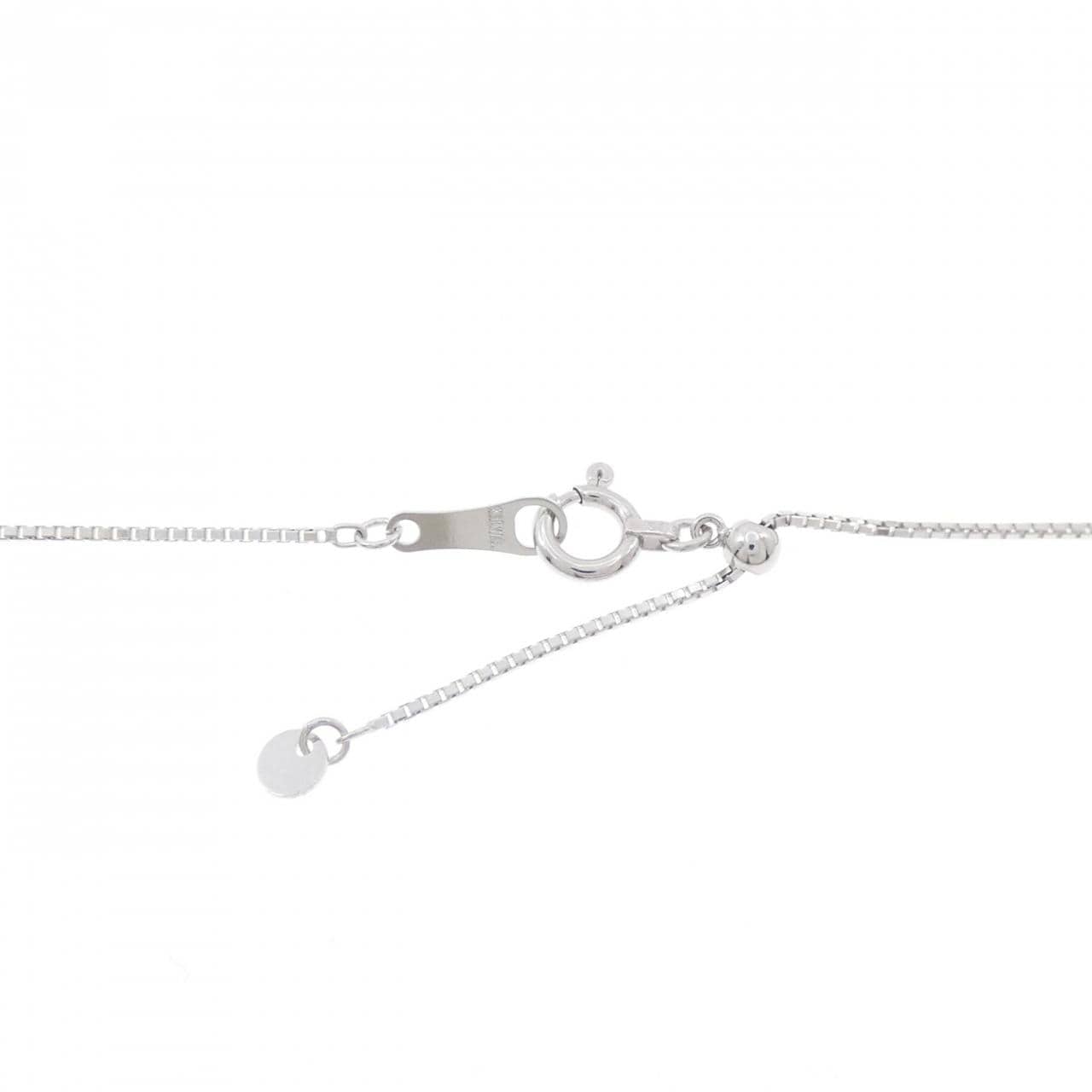 K18WG ダイヤモンド ネックレス 1.00CT