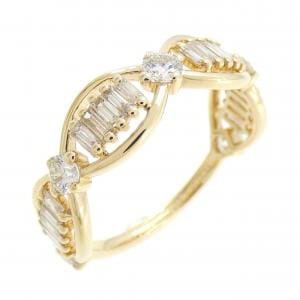 【新品】K18YG ダイヤモンド リング 0.41CT