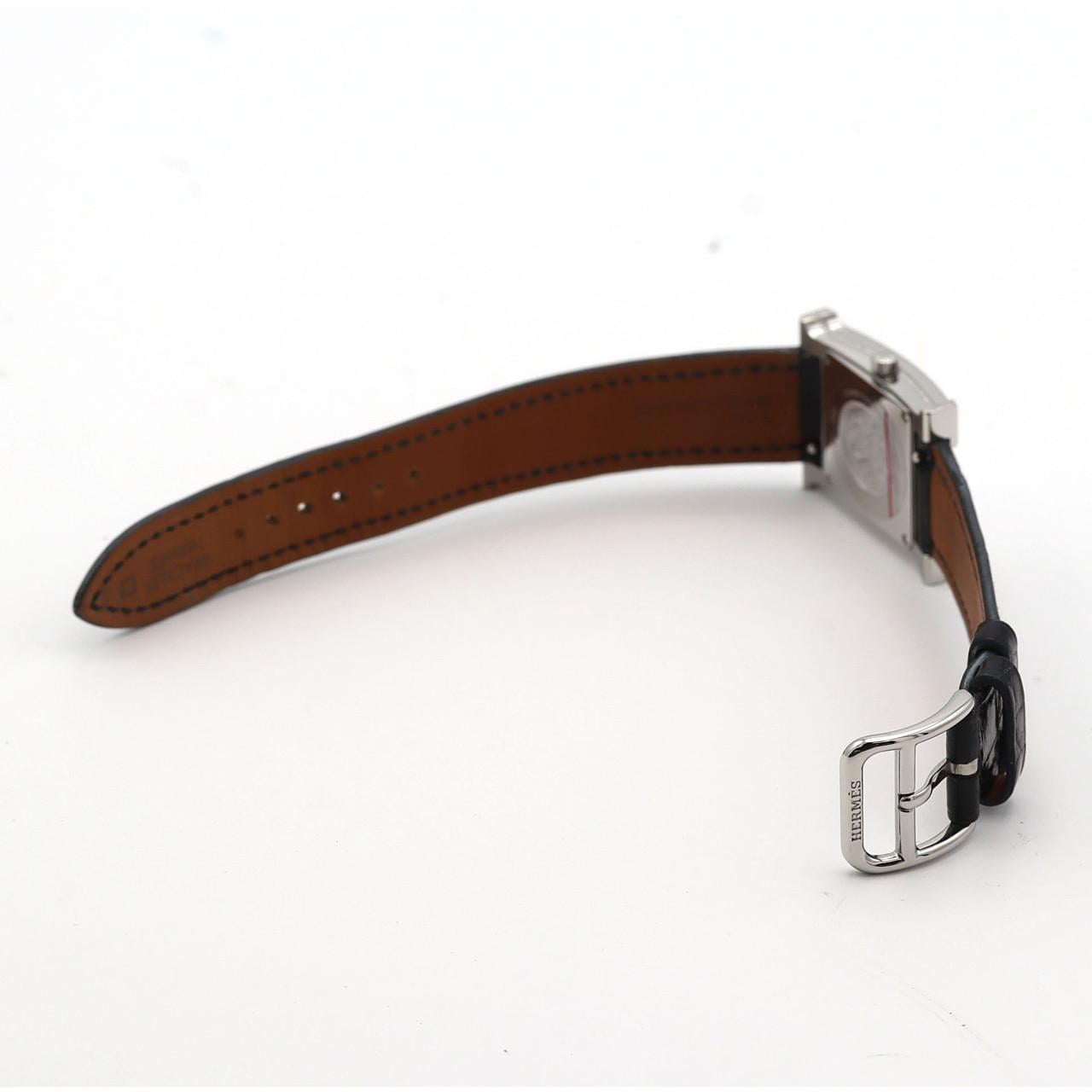 【ノーメンテナンス還元価格】エルメス Hウォッチ/ラグD･11P HH1.238 SS クォーツ