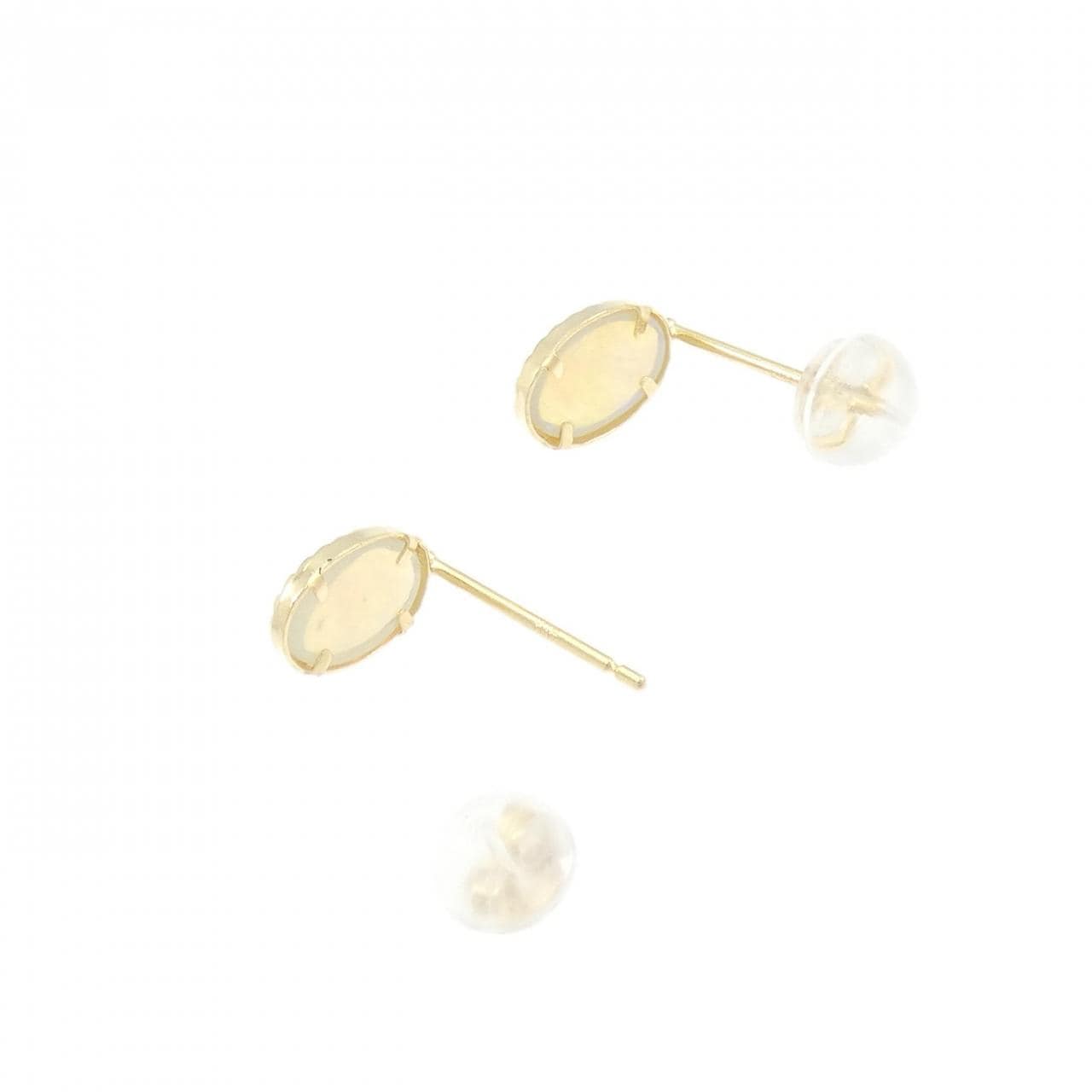 【新品】K18YG オパール ピアス