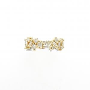 K18YG/PT950 ダイヤモンド イヤーカフ 0.50CT 片耳