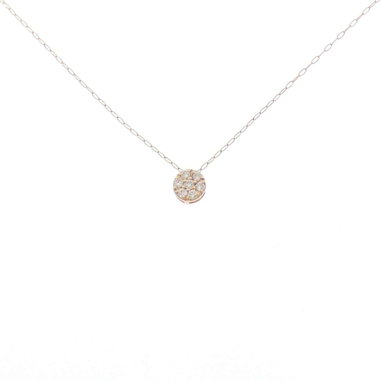 K10PG ダイヤモンド ネックレス 0.10CT