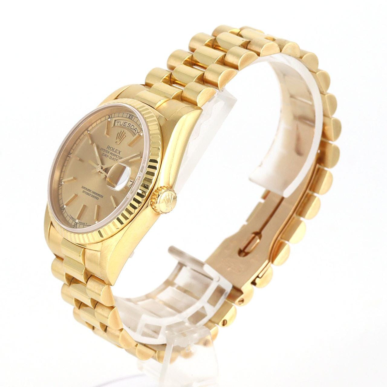 【ノーメンテナンス還元価格】ロレックス デイデイト 18238 YG 自動巻 R番