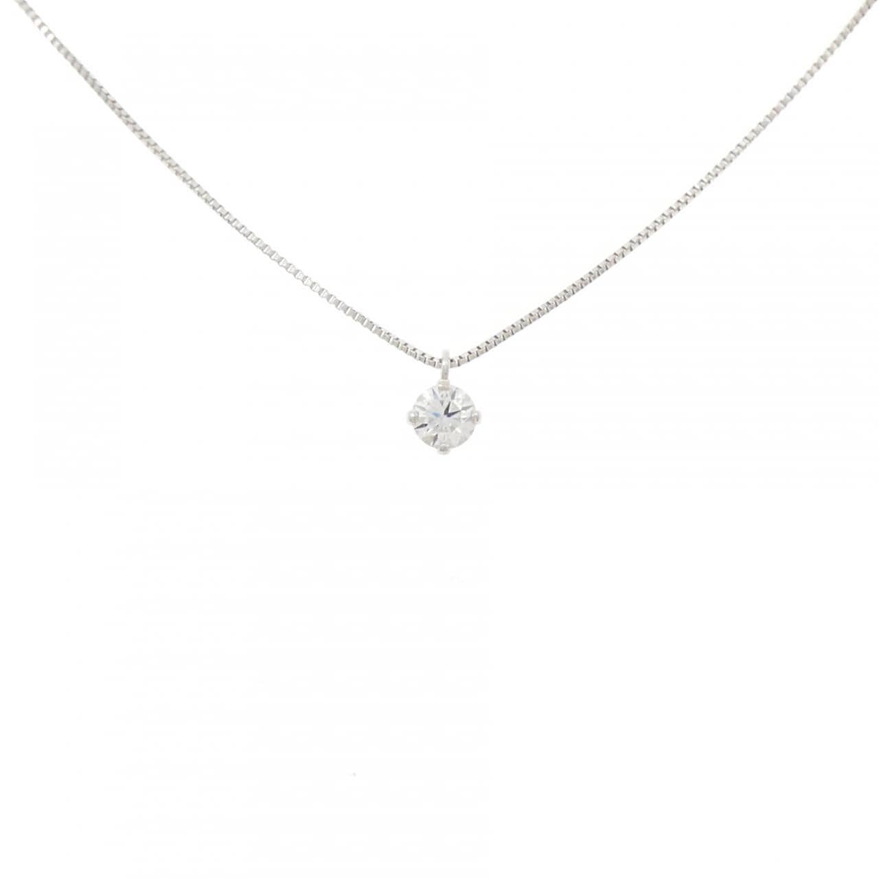 PT900/PT850 ソリティア ダイヤモンド ネックレス 0.203CT