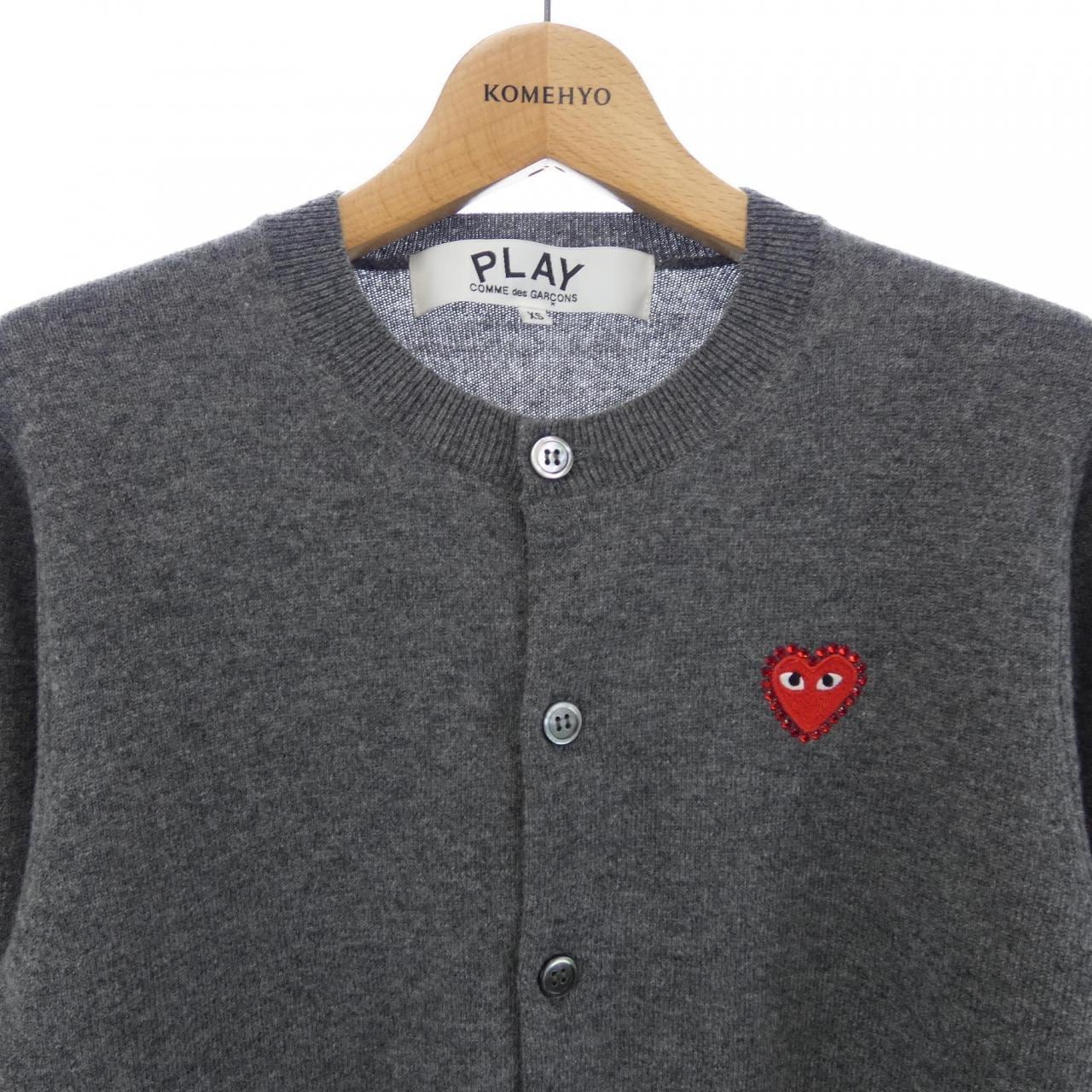 プレイコムデギャルソン PLAY COMME des GARCONS AX N802 カーディガン
