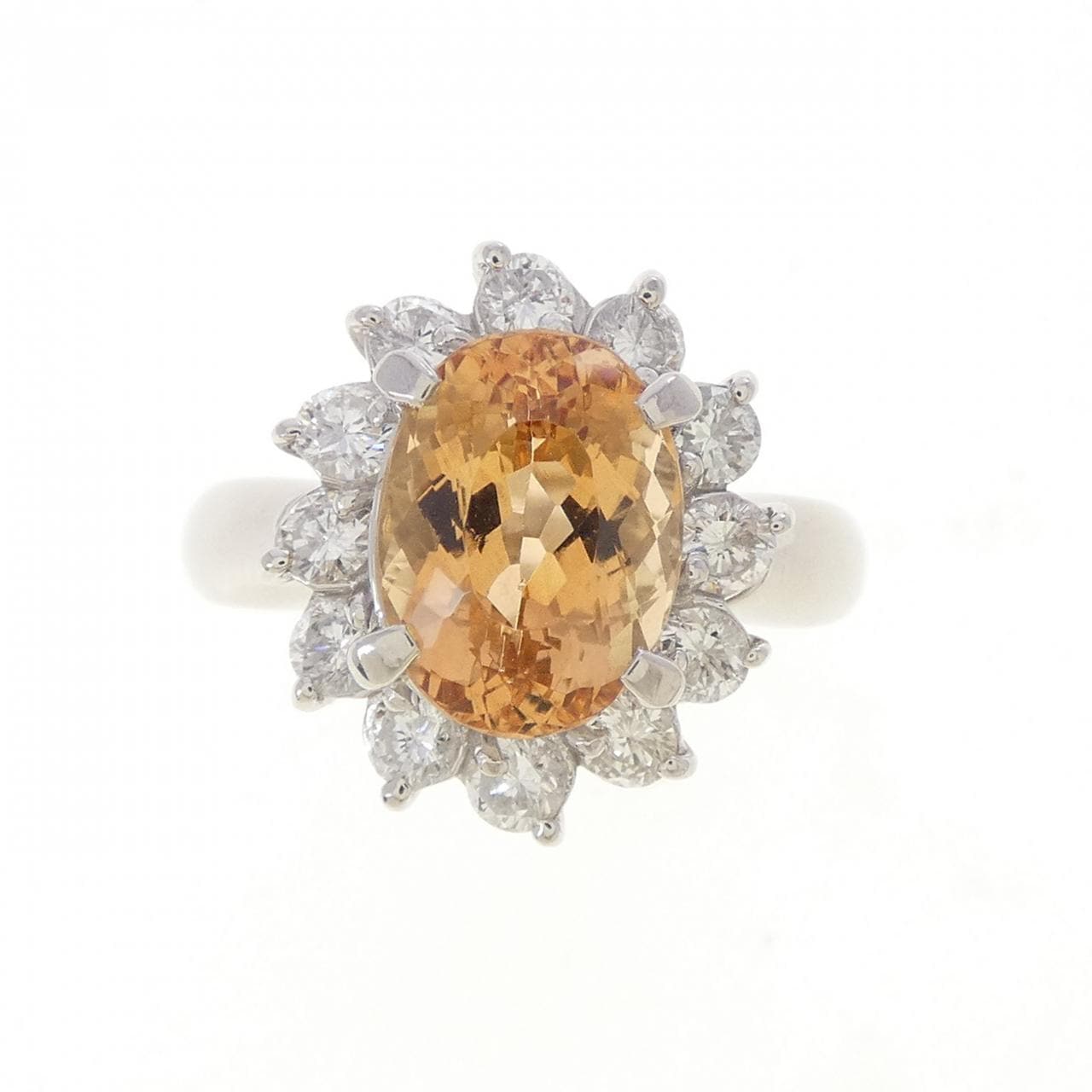 PT900 インペリアルトパーズ リング 3.26CT