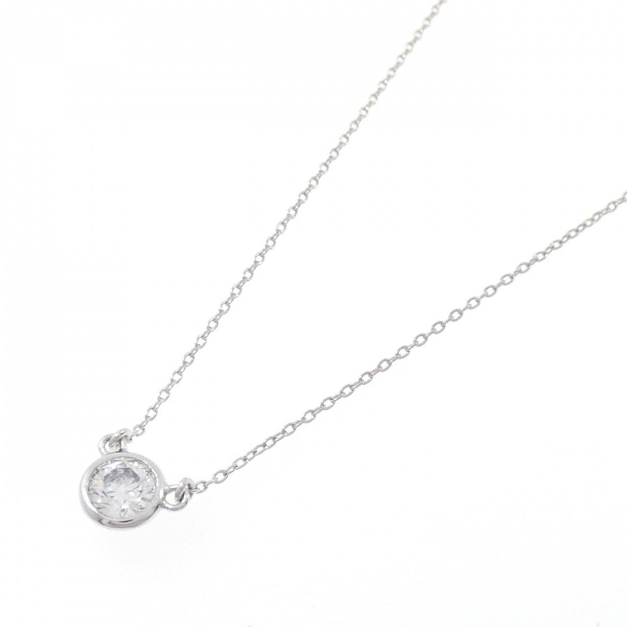 PT Solitaire Necklace 0.408CT