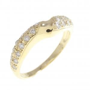K18YG ダイヤモンド リング 0.31CT