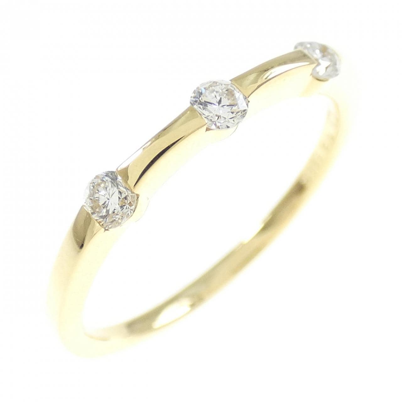 K18YG ダイヤモンド リング 0.15CT