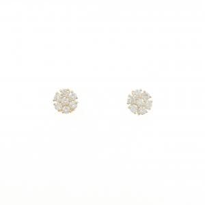 【リメイク】K18YG ダイヤモンド ピアス 0.30CT