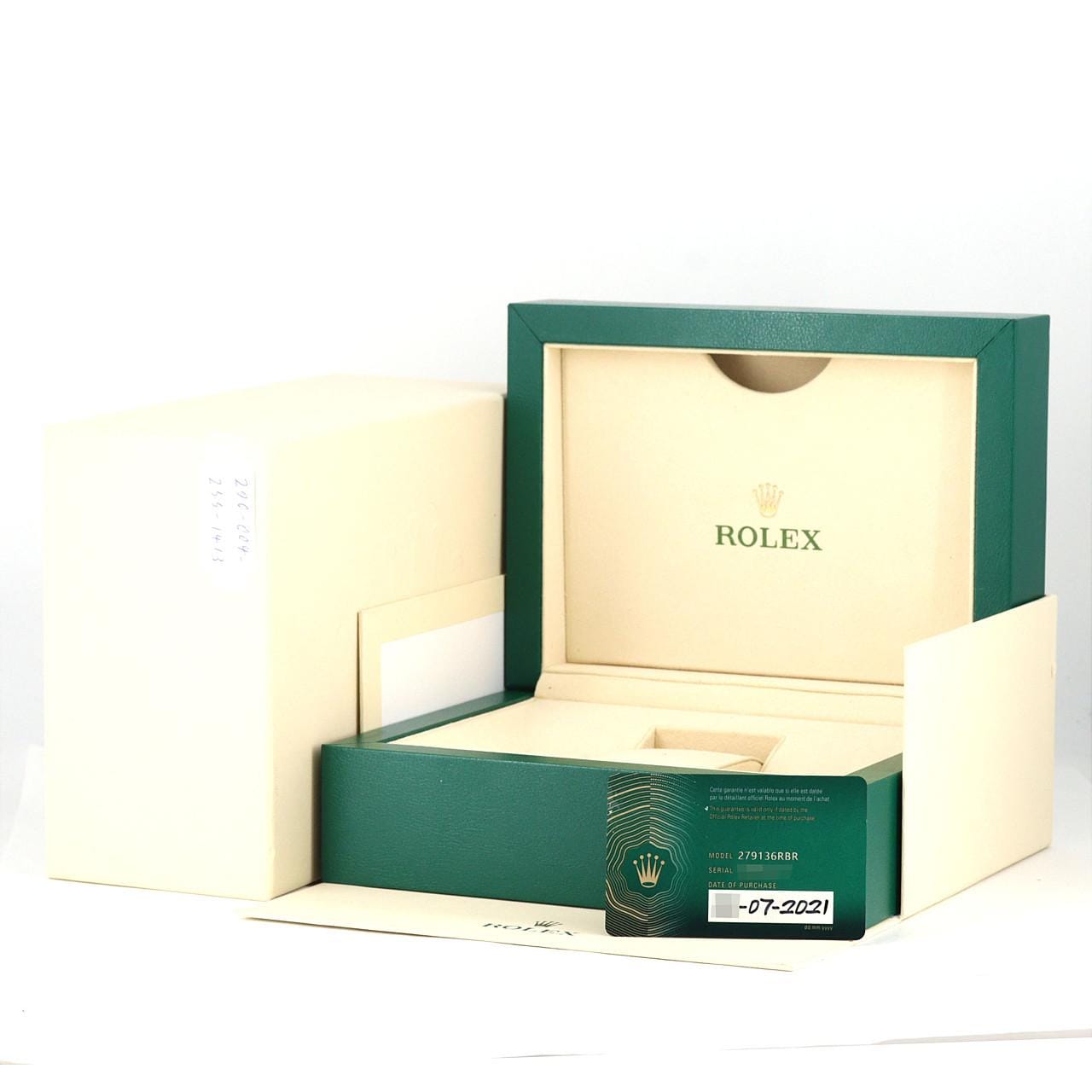 ロレックス デイトジャスト 279136RBR PT 自動巻 ランダム番