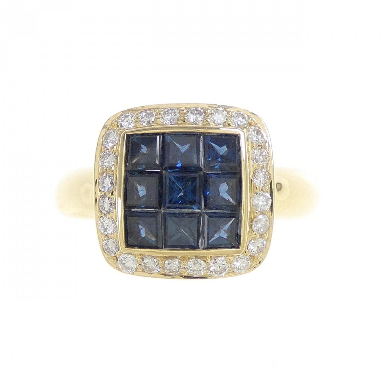 750YG サファイヤ リング 1.20CT