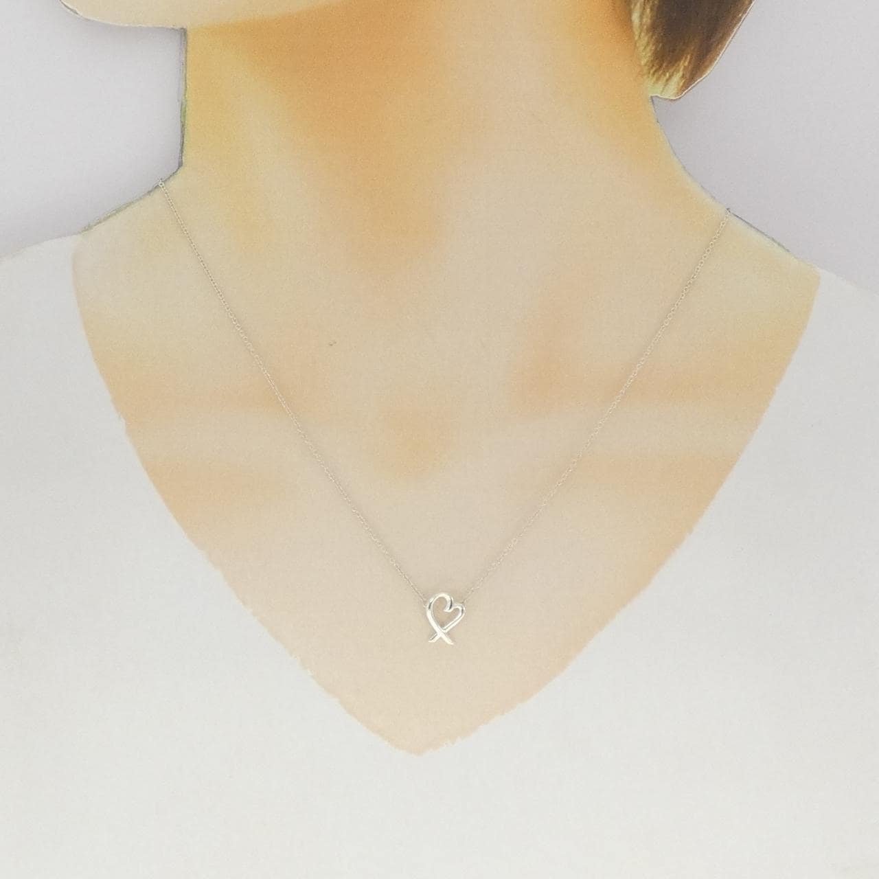 ティファニー ラビングハート ネックレス