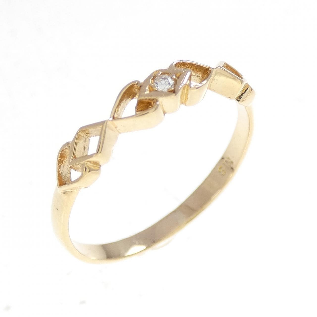 K18YG ダイヤモンド リング