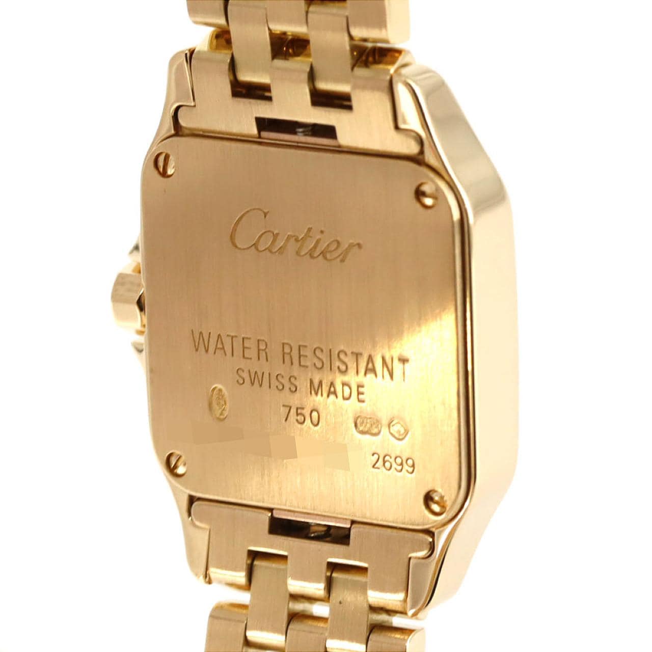 カルティエ サントスドゥモワゼルSM YG W25063X9 YG クォーツ