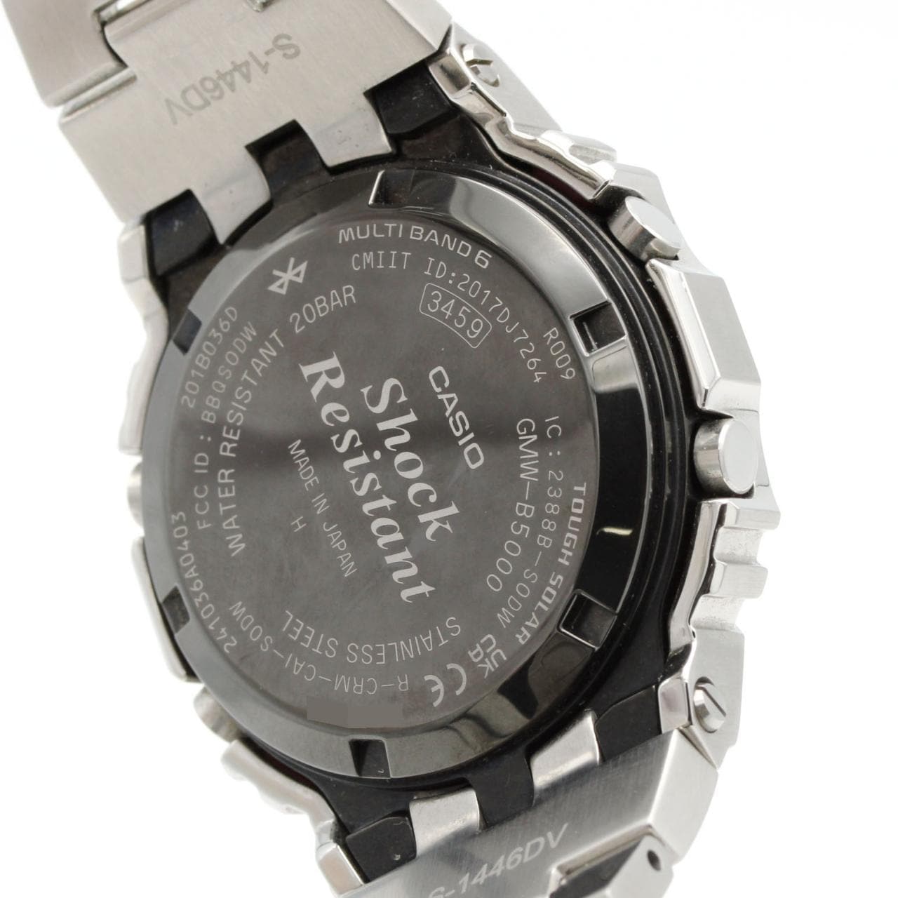 カシオ G-SHOCK 電波時計 GMW-B5000D-1JF SS ソーラークォーツ