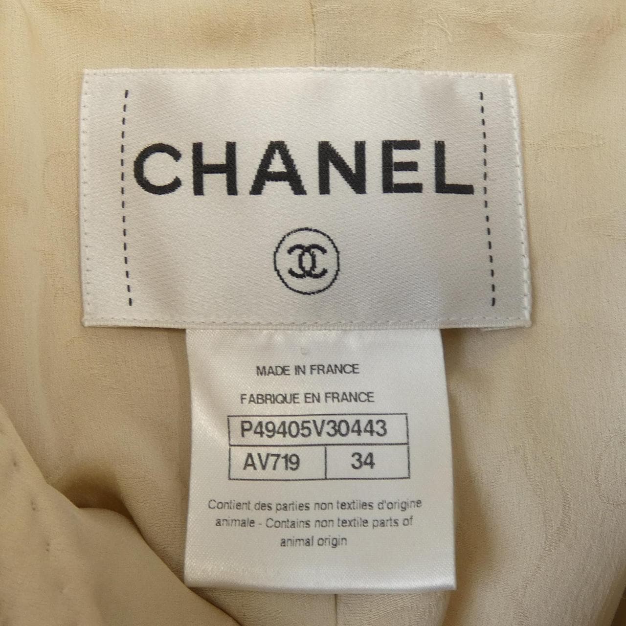 シャネル CHANEL P49405V30443 ジャケット