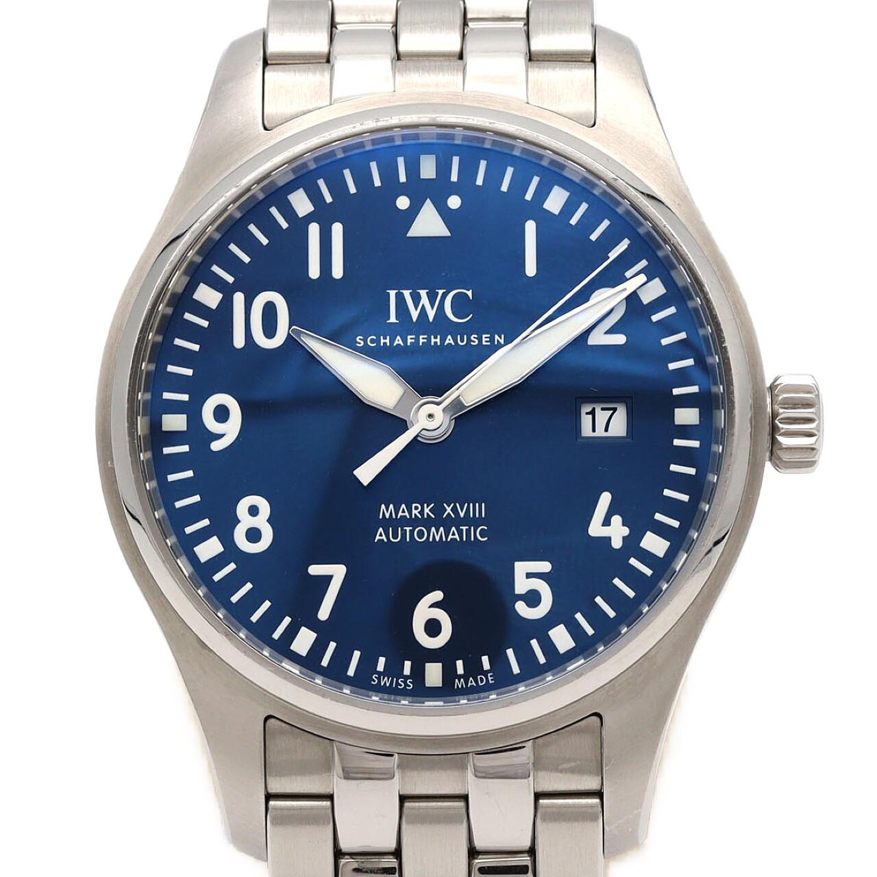 【ノーメンテナンス還元価格】IWC パイロットウォッチ･マークXVIIIプティ･プランス" IW327016 SS 自動巻