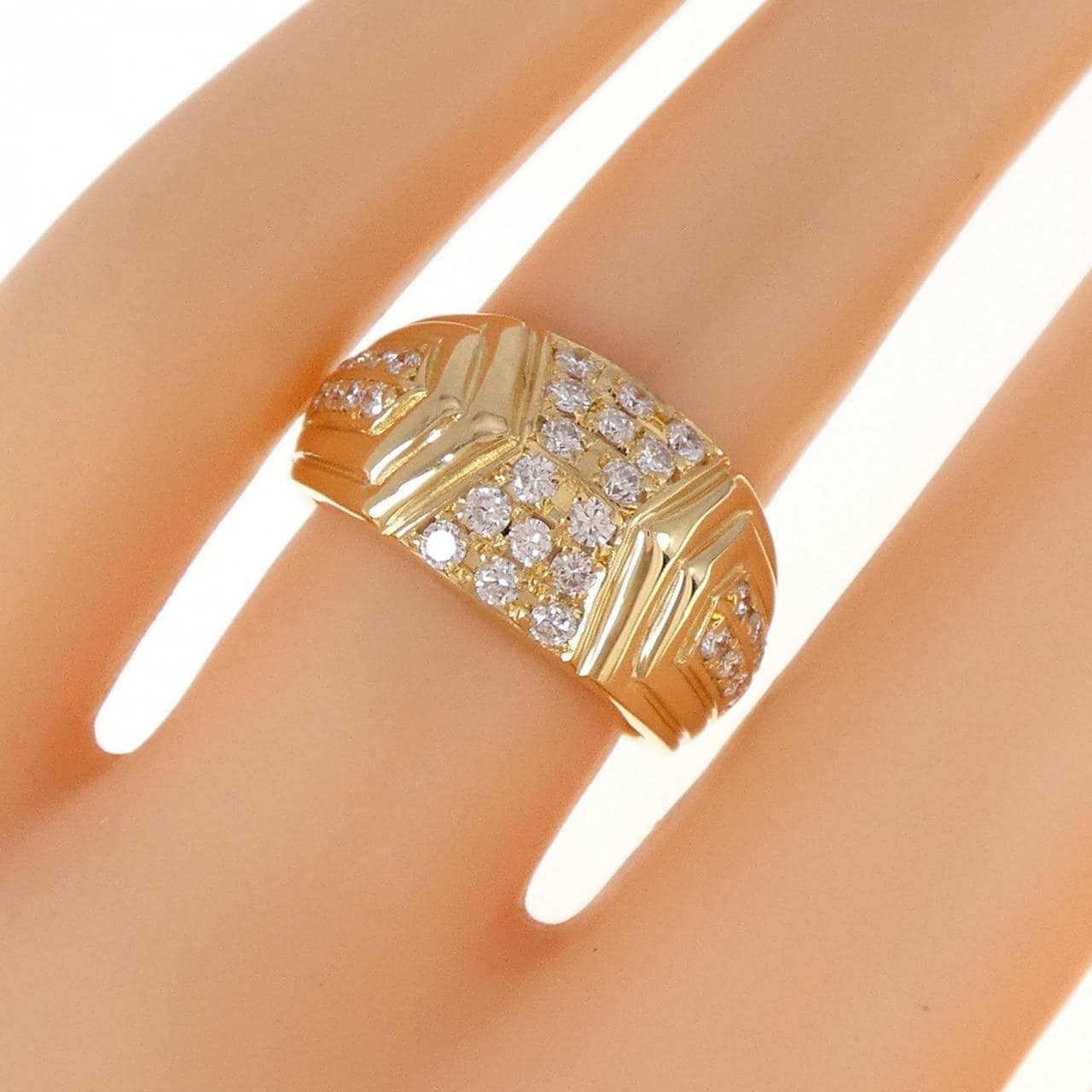 K18YG ダイヤモンド リング 0.51CT