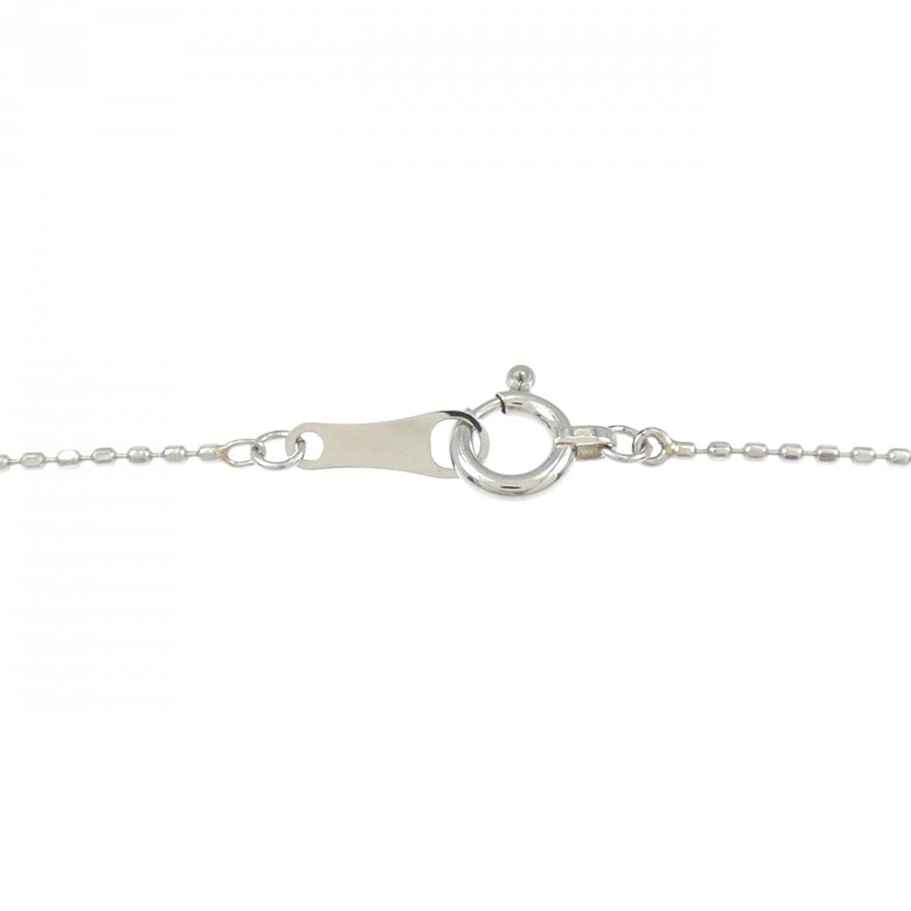 PT900/PT850 ソリティア ダイヤモンド ネックレス 0.1CT