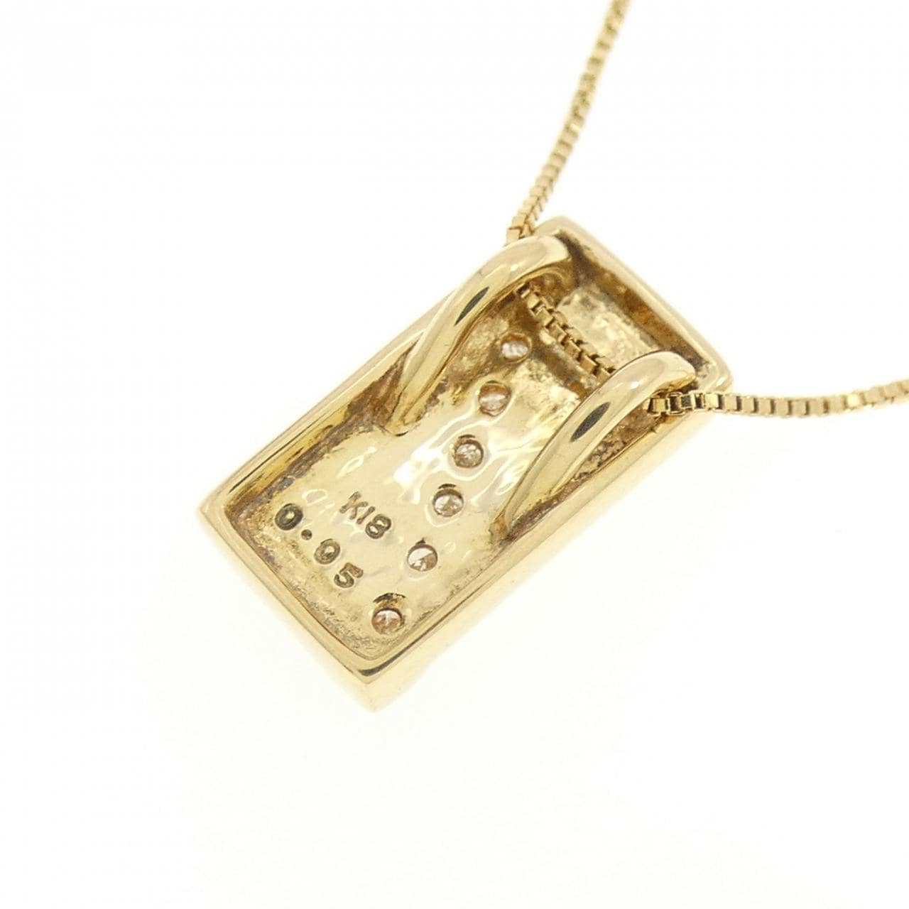 K18YG ダイヤモンド ネックレス 0.05CT