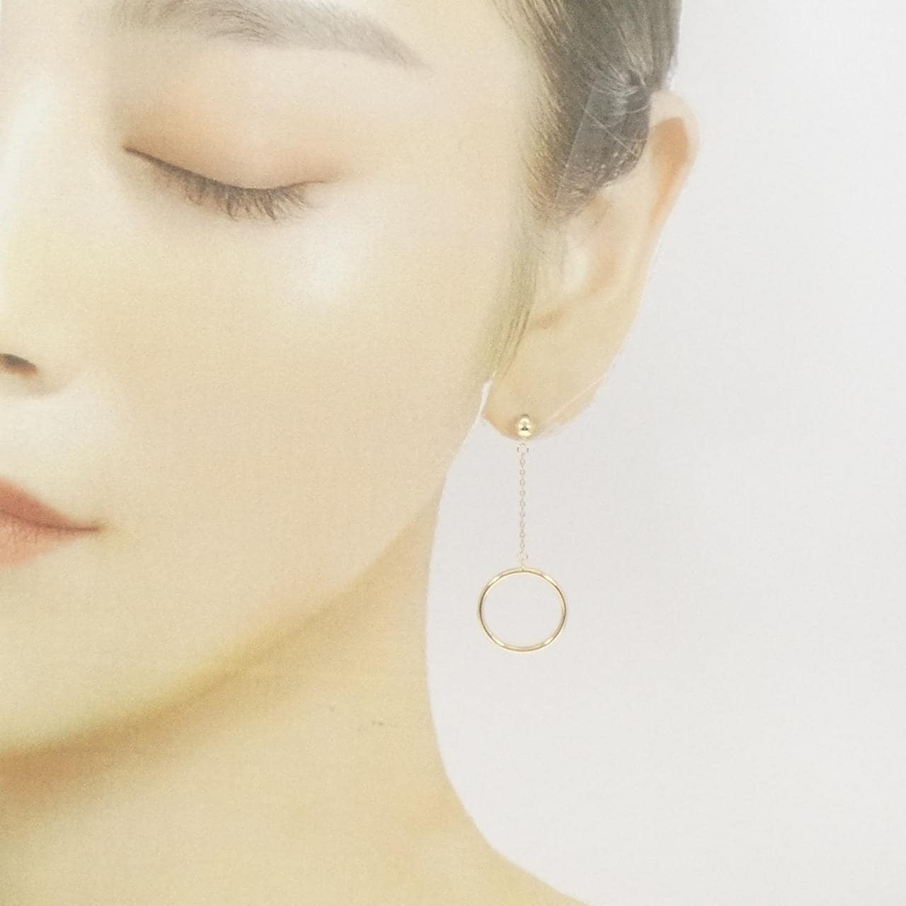 K18YG earrings