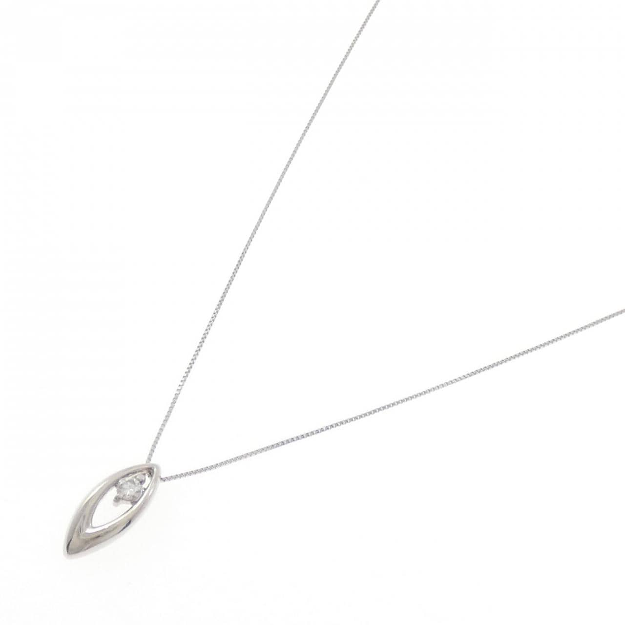 PT900/PT850 ダイヤモンド ネックレス 0.08CT