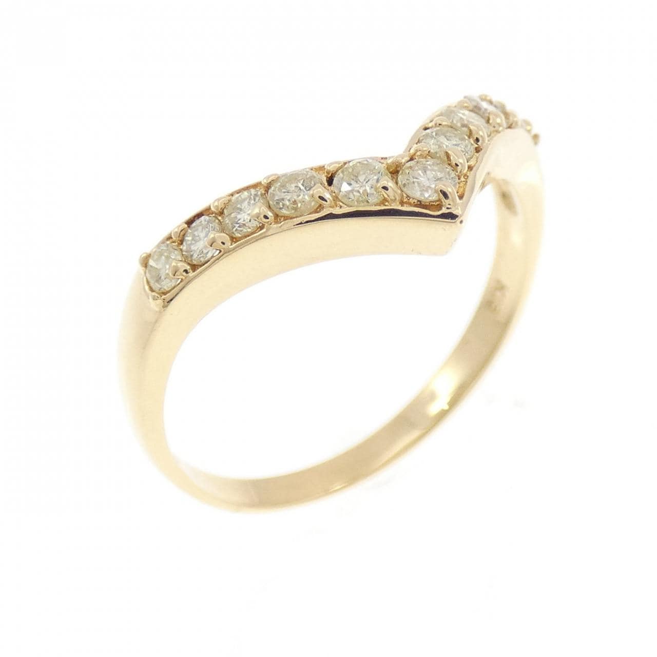 K18YG ダイヤモンド リング 0.30CT