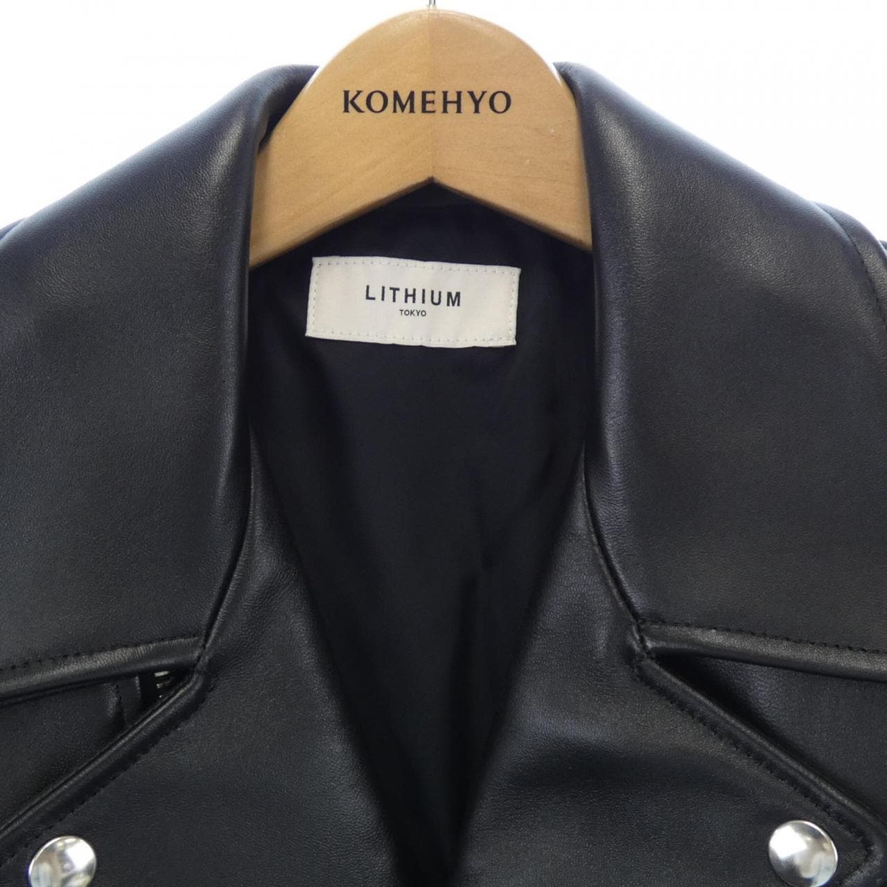 LITHIUM HOMME Leather Riders Jacket