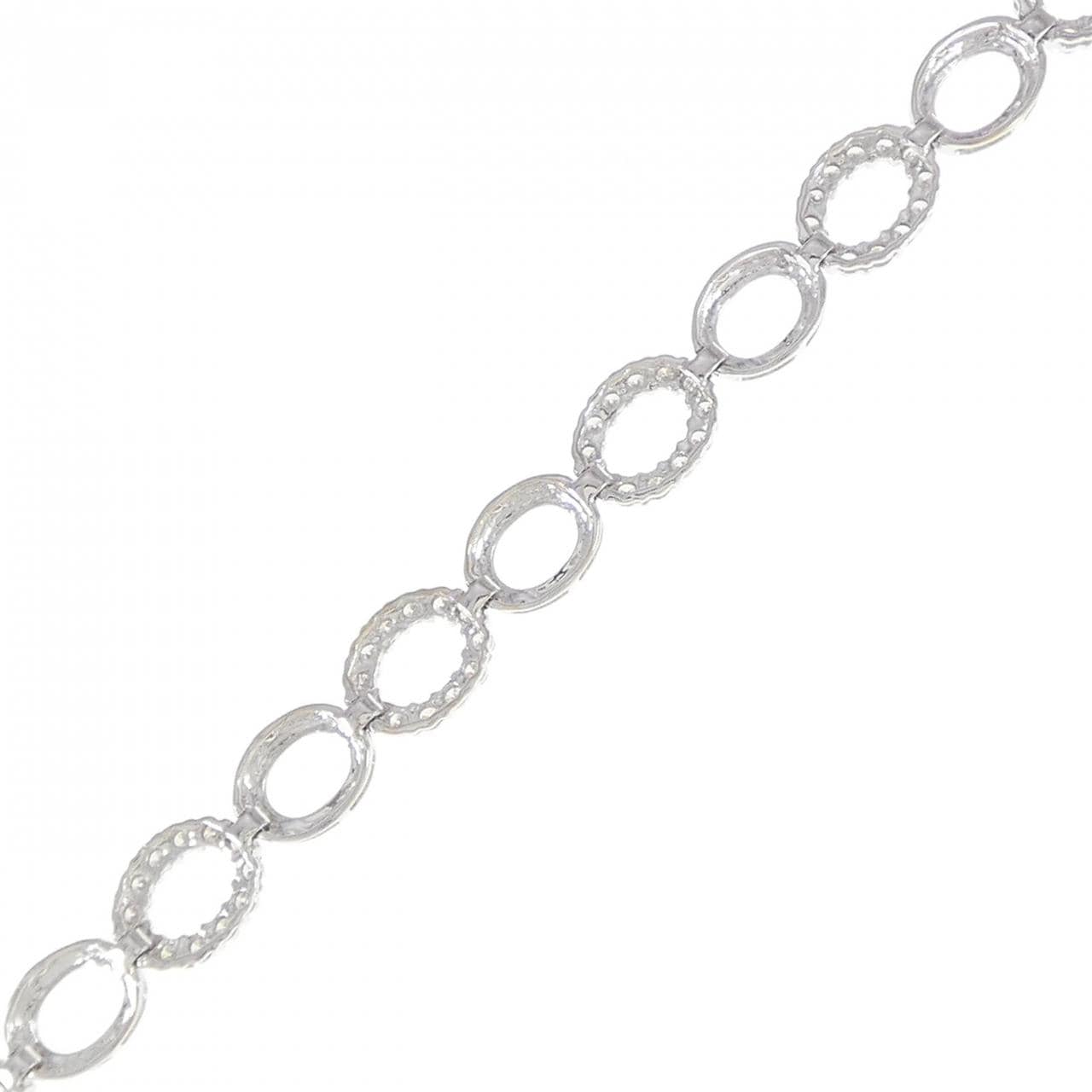 K18WG Diamond bracelet 1.75CT