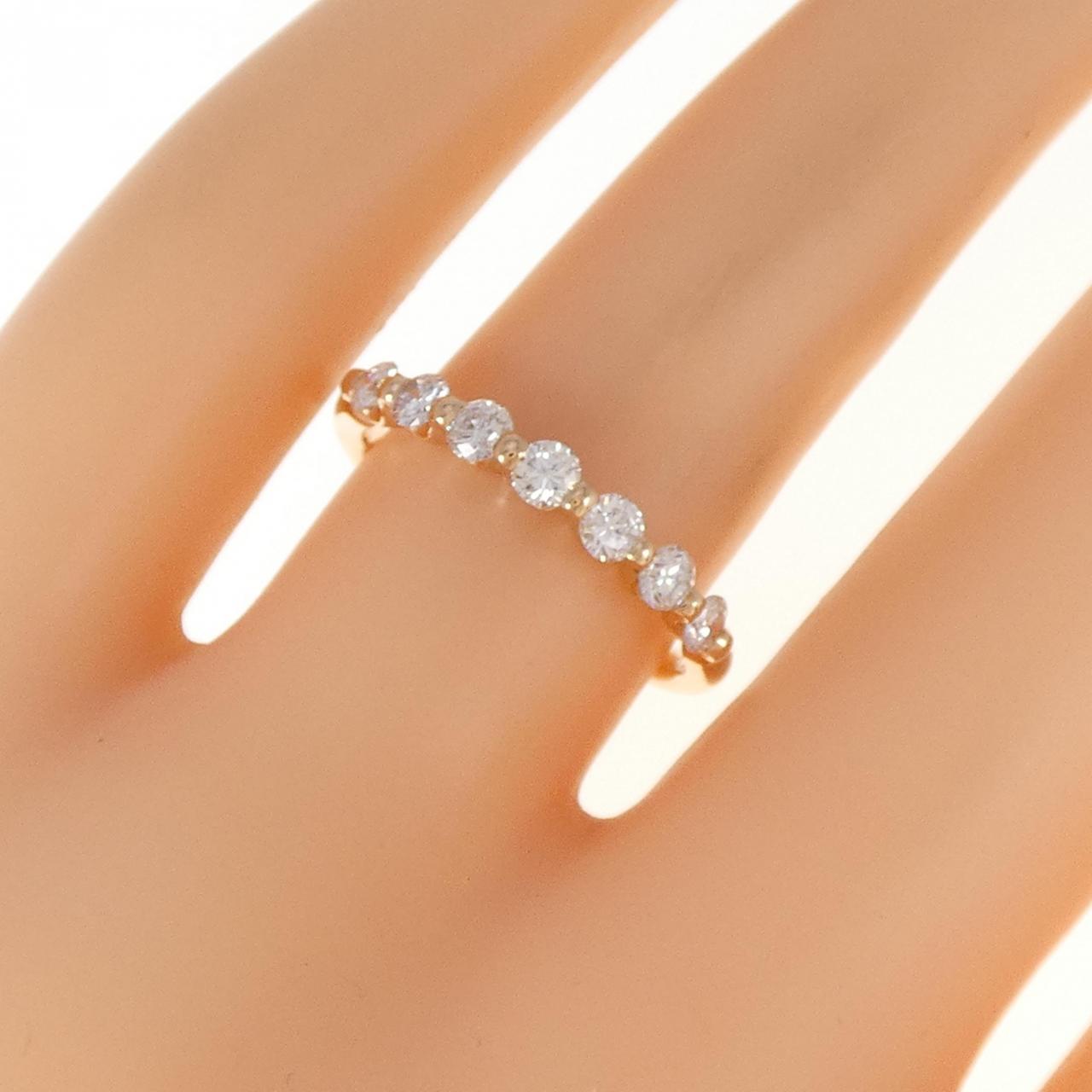 K18PG ダイヤモンド リング 0.50CT