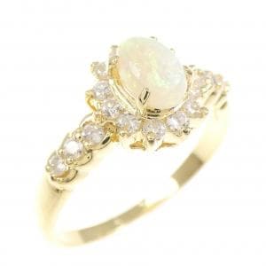 K18YG オパール リング