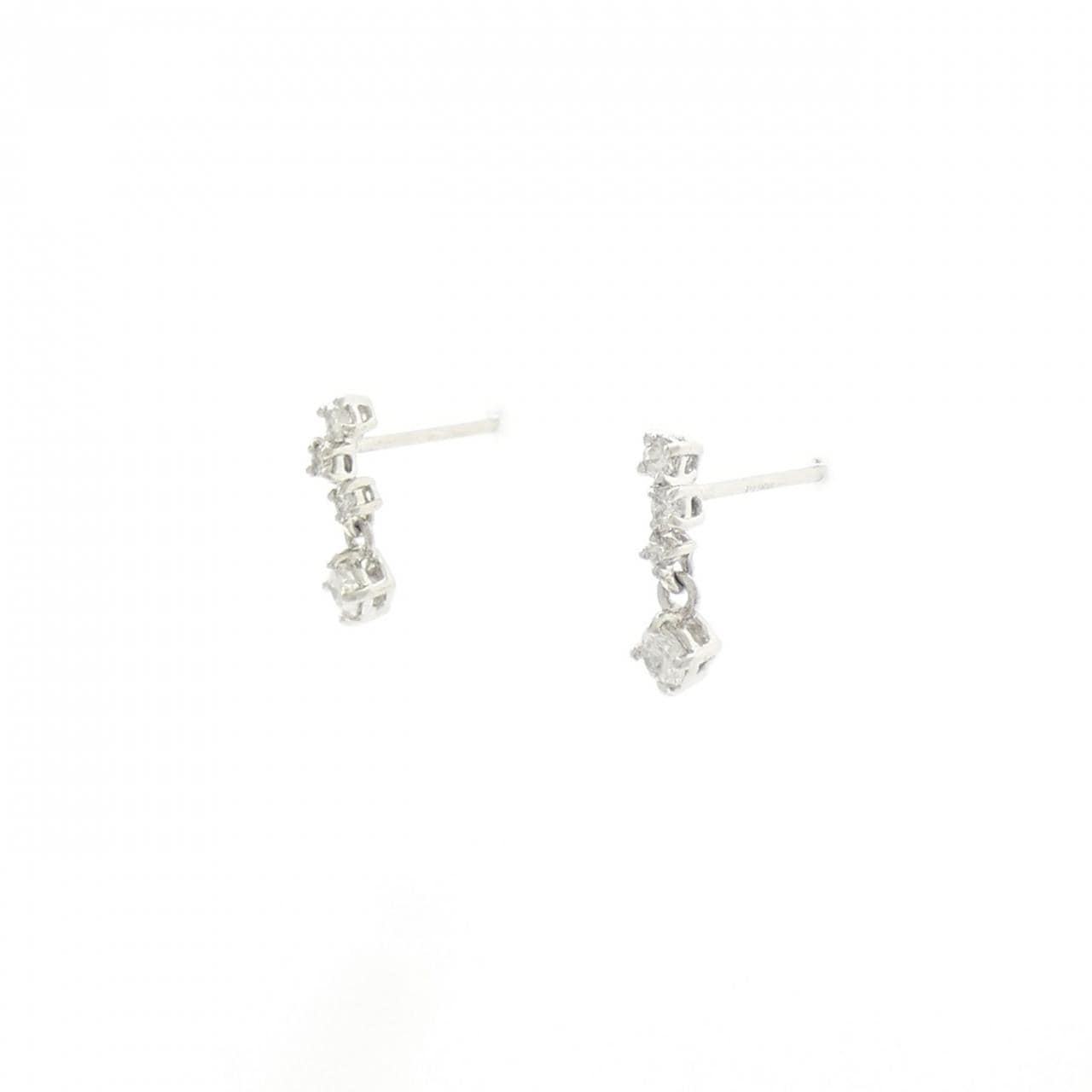 PT900 Diamond Earrings 0.28CT