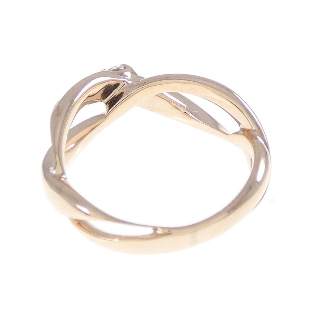 K10PG カラーストーン ピンキーリング