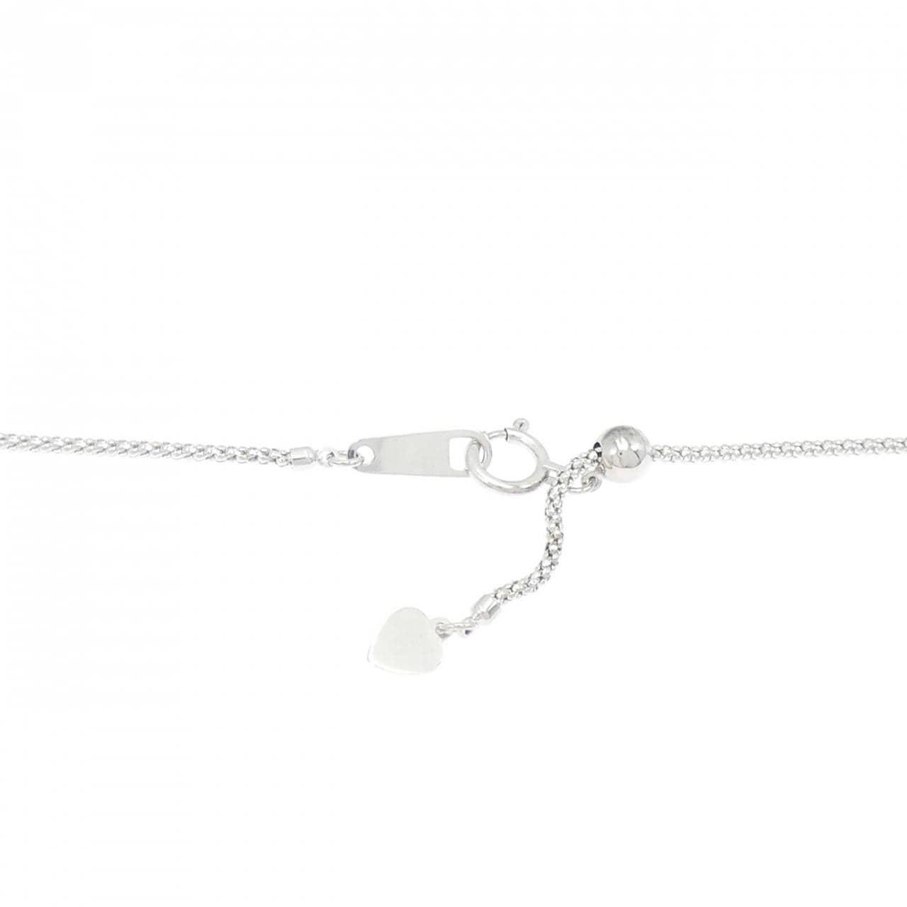 K18WG ダイヤモンド ネックレス 0.85CT