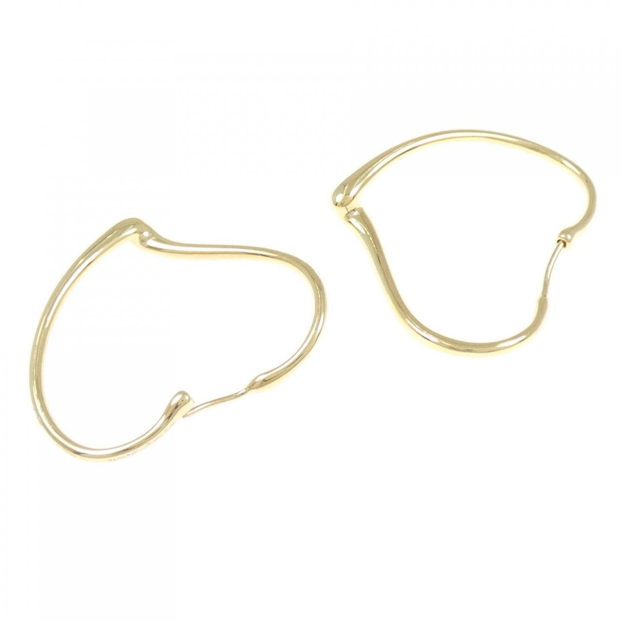 TIFFANY open heart hoop earrings