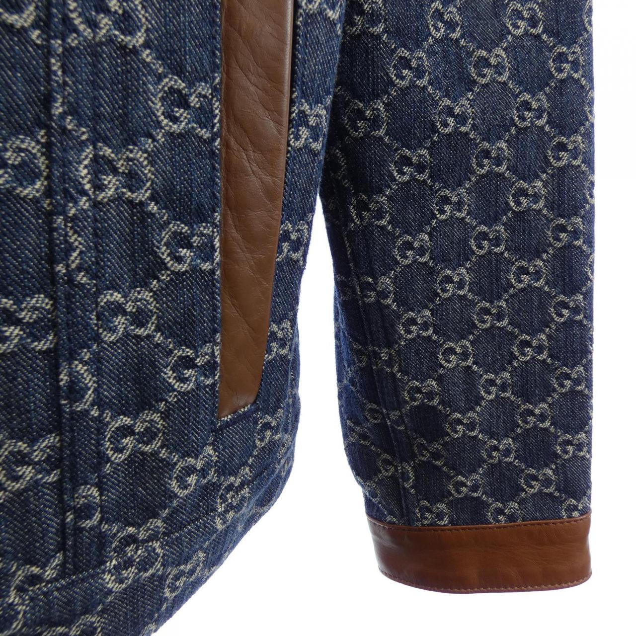 グッチ GUCCI ウォッシュド オーガニックデニム ジャケット 649110 XDBIP デニムジャケット