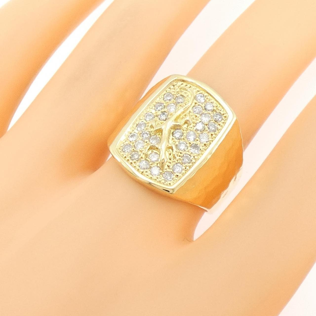 K18YG ダイヤモンド リング 0.62CT