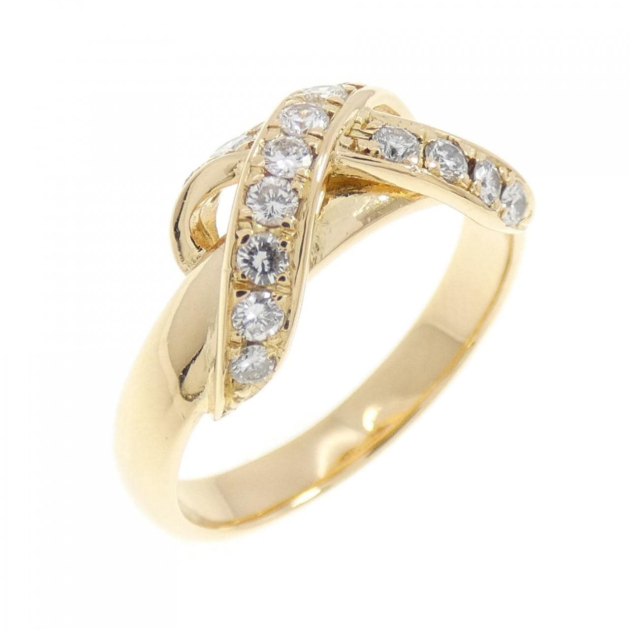 K18YG ダイヤモンド リング 0.25CT