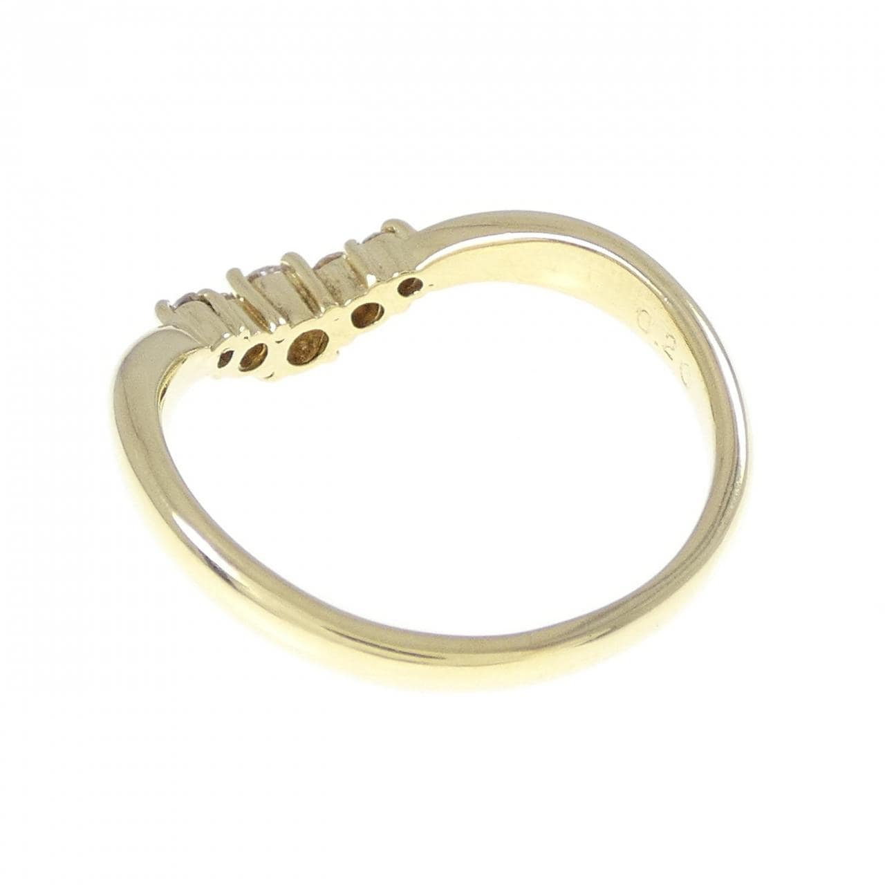 K18YG ダイヤモンド リング 0.20CT