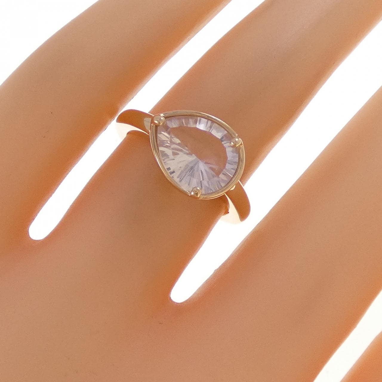 ヴェレッタ オッターヴァ ローズクオーツ リング